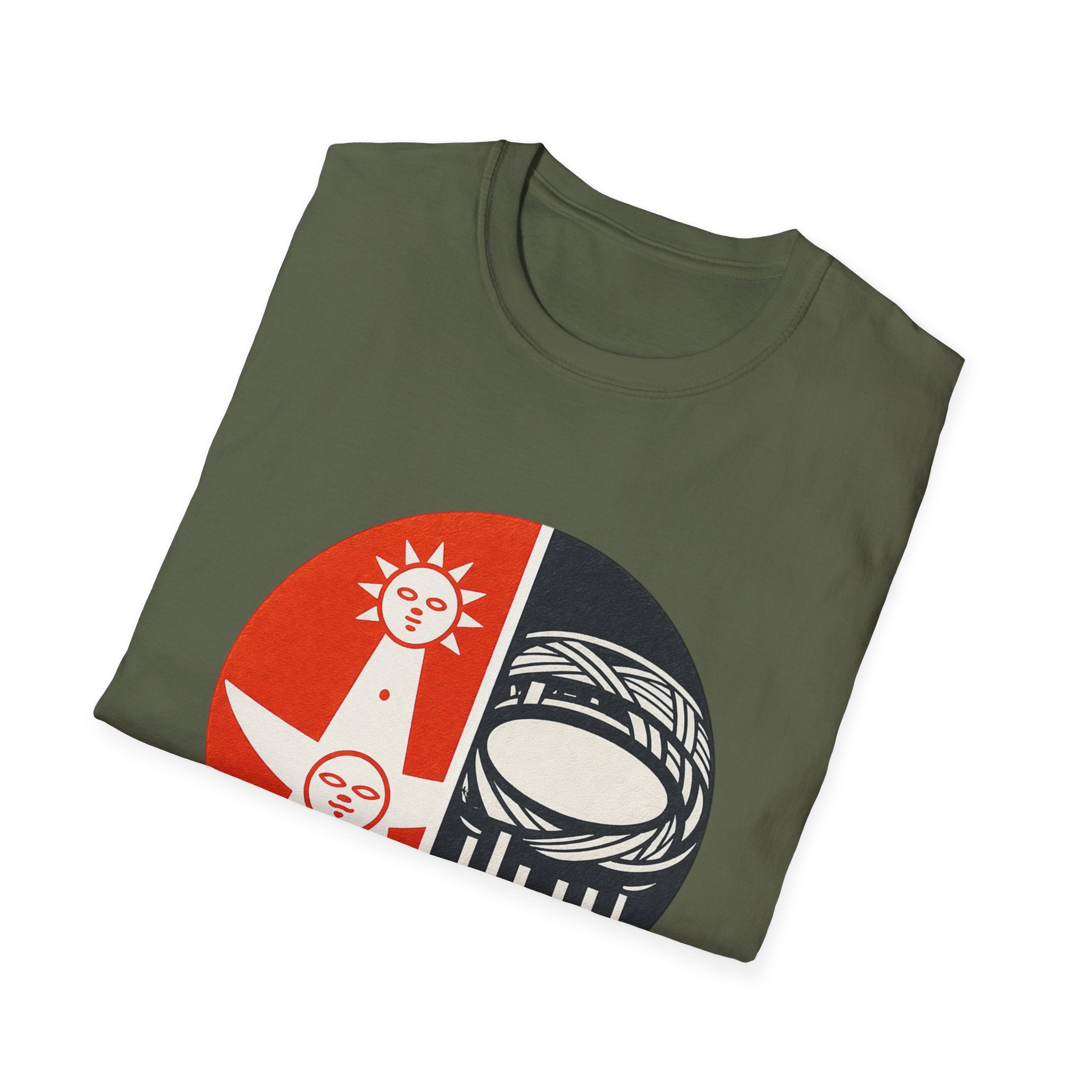 70/25 Osaka Anniversary Graphic T-Shirt — Retro Sun & Arena Design